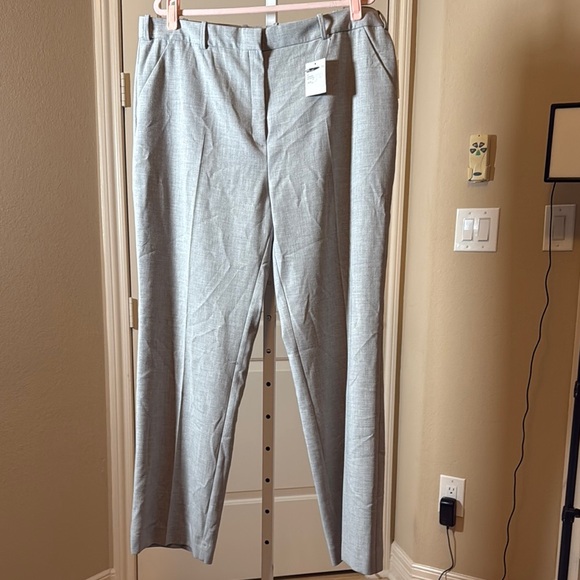 Nordstrom Gray Dress Pants Tailored Flat Front - Picture 1 of 4